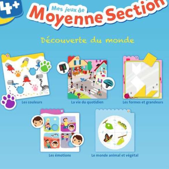New Sealed Ravensburger Mes jeux de moyenne section (My Middle Section Games) - Picture 7 of 15